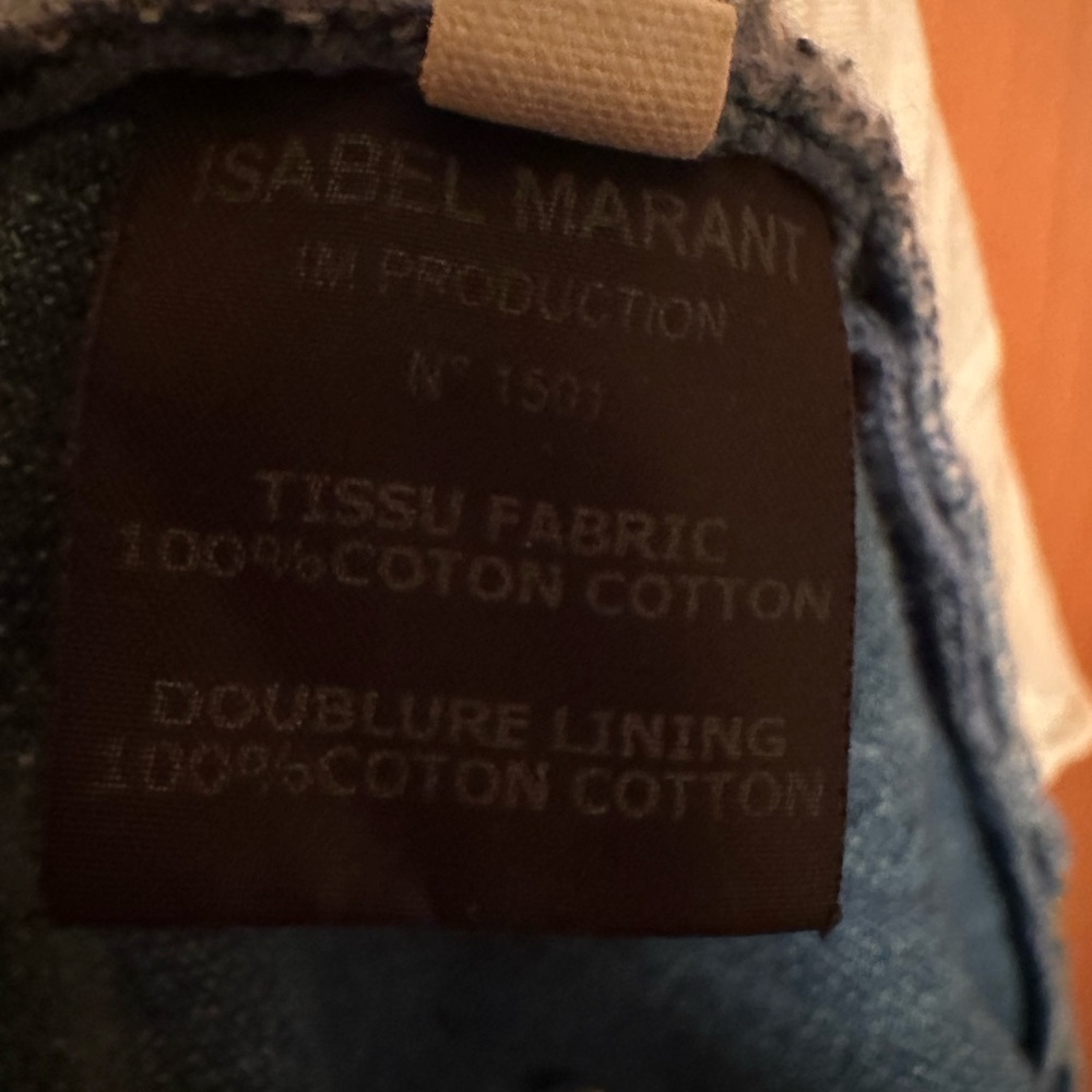 Isabel Marant Etoile Denim Culottes, Light Blue, Sz 2 34 EU, Excellent Condition - Picture 6 of 11
